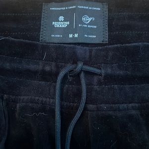 Men’s Reigning Champ x Jide Velour Track Pants